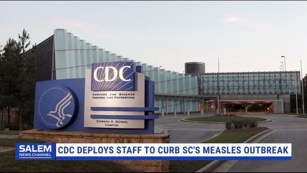 U.S. CDC Deploys Staff To Curb South Carolina's Measles Outbreak
