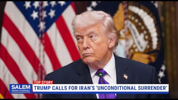 Trump says no deal with Iran except 'unconditional surrender'