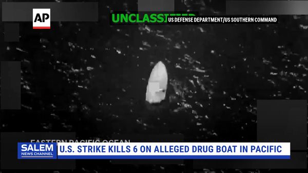 US strike kills 6 on alleged drug boat in Pacific
