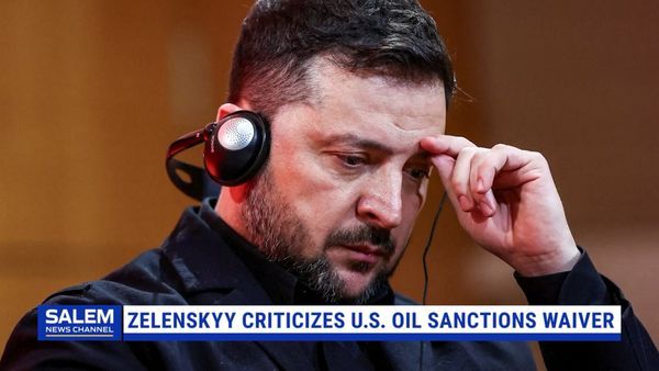 Zelenskyy criticizes US oil sanctions waiver
