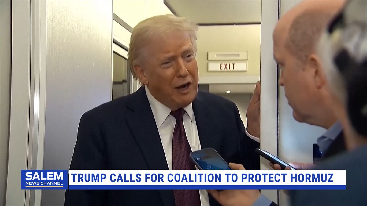 Trump calls for coalition to protect Hormuz