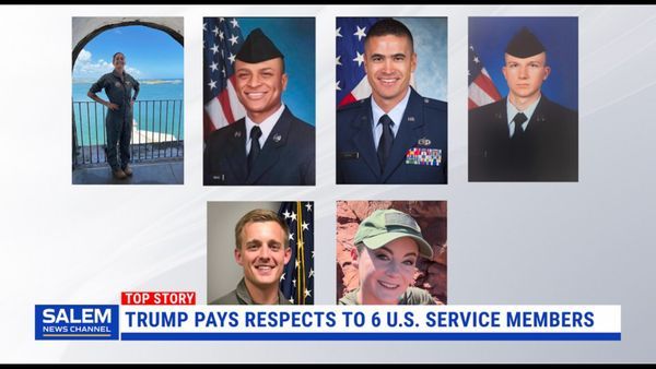 Trump Honors 6 U.S. Service Members Killed In Middle East