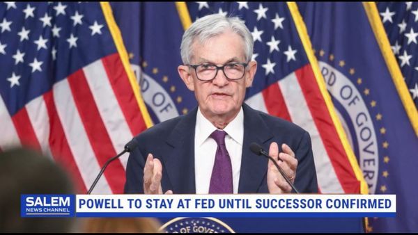 Powell Says He Will Remain Fed Chief Until Successor Confirmed