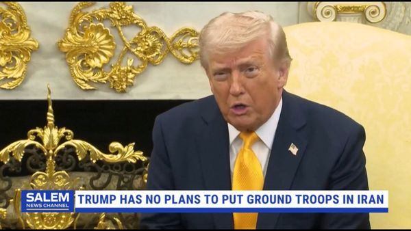 Trump: US not putting ground troops in Middle East region