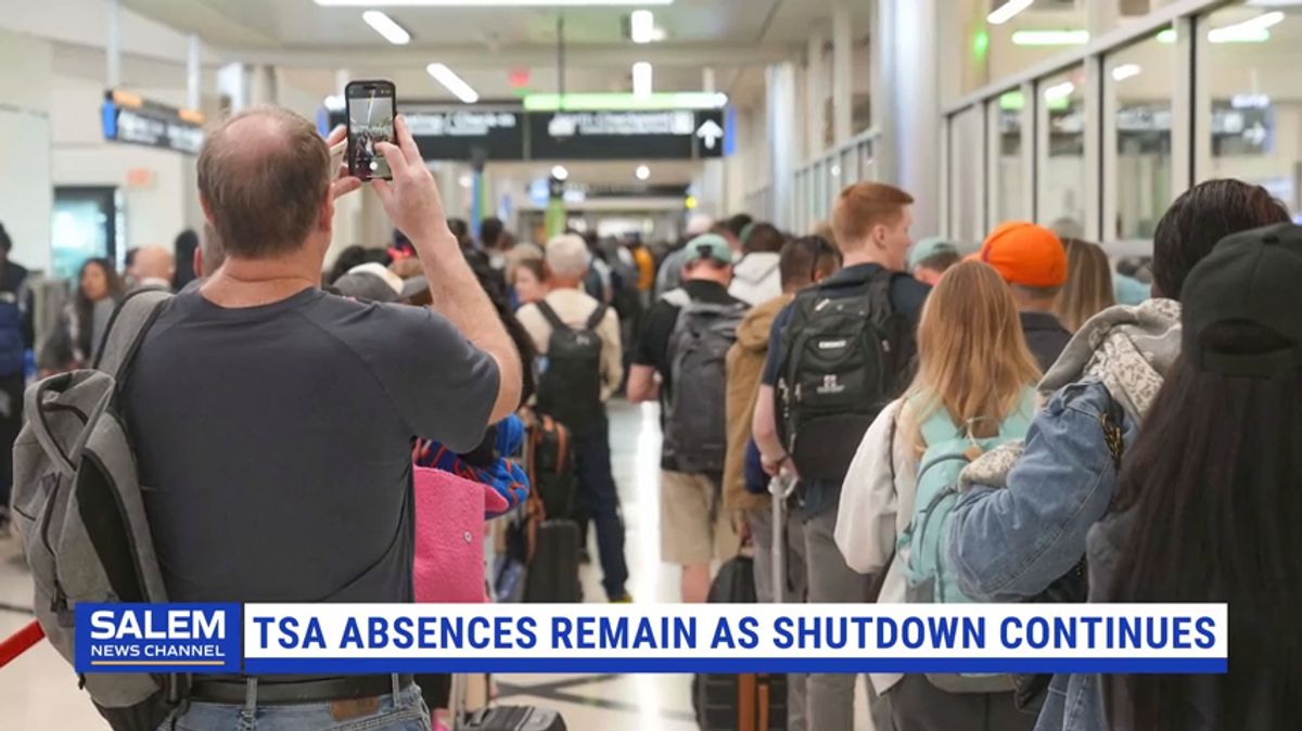 TSA absences disrupt travel as DHS shutdown continues