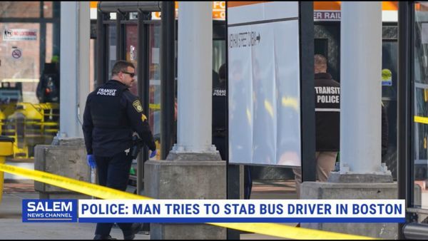Boston Transit Police Say Man Threatened To Stab Bus Driver Before Struggle With Officers