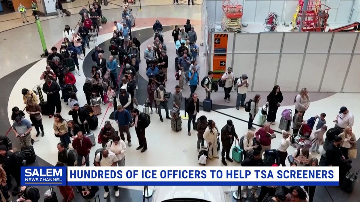 Hundreds of ICE officers to help TSA screeners