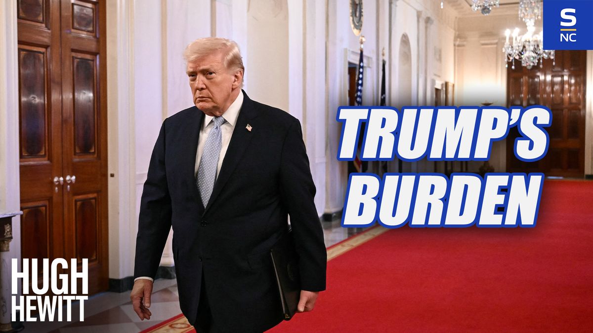 The burden on President Trump at this hinge moment in modern history