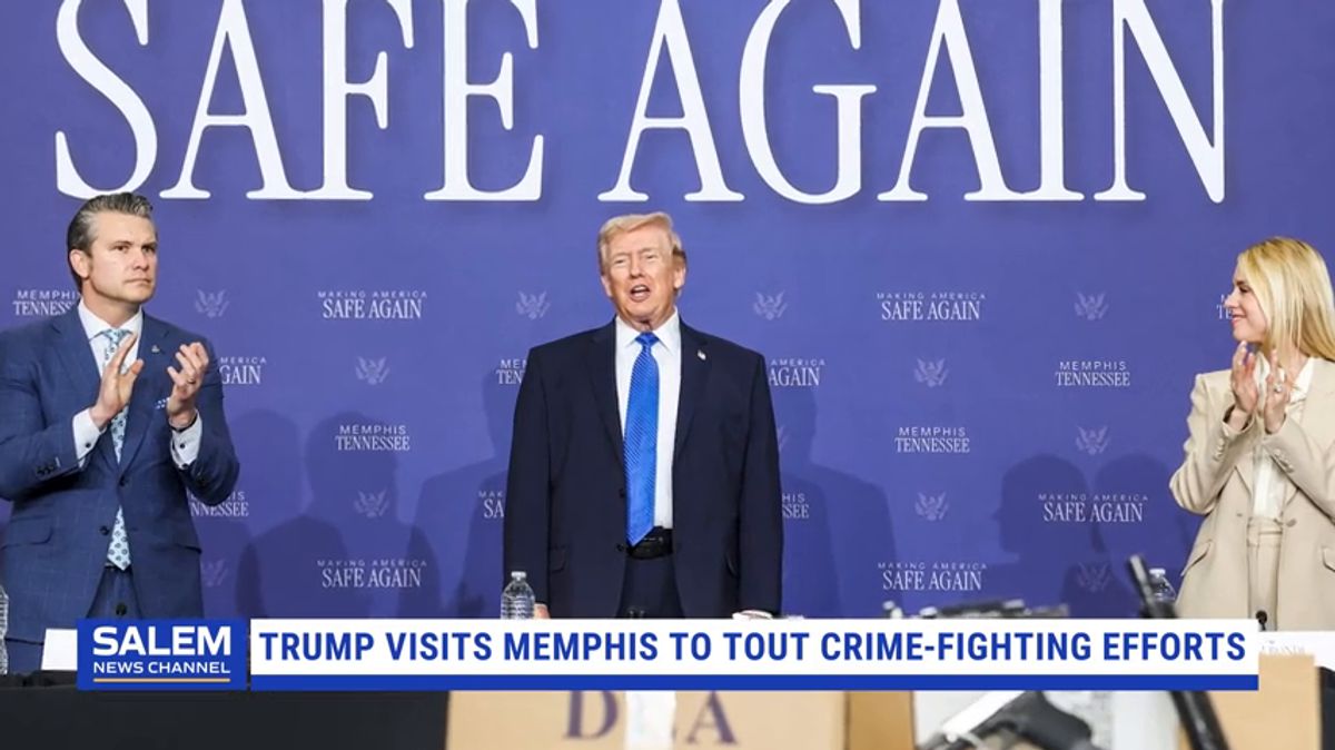 Trump visits Memphis to tout crime-fighting efforts