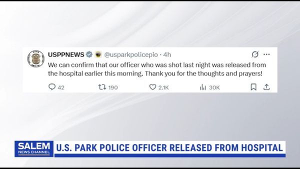 U.S. Park Police Officer Released From Hospital After Being Shot In D.C.