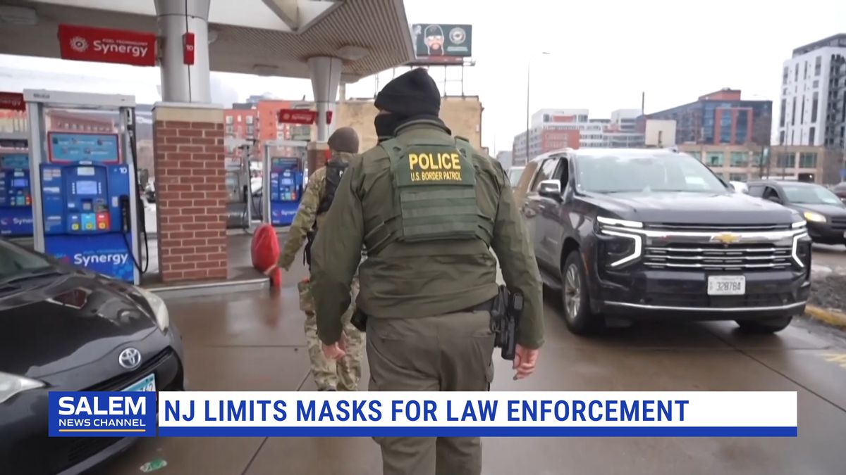 New Jersey limits masks for law enforcement