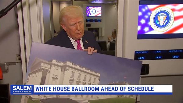 Trump Showcases White House Ballroom Plans, Highlights Donor Funding And Military Complex