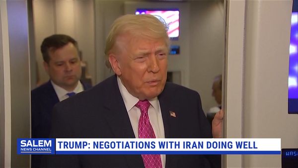 Trump Says Iran Negotiations ‘Going Extremely Well’
