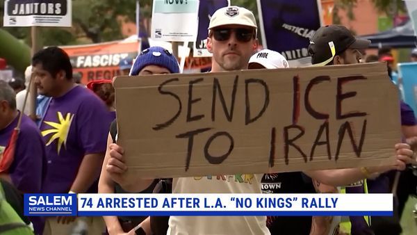 74 Arrested After Tense “No Kings” Rally In Los Angeles