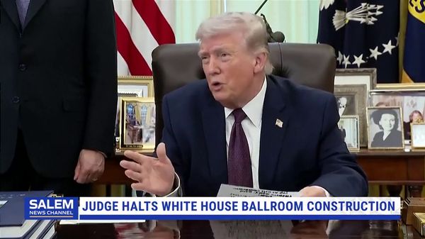 Trump Responds After Judge Blocks White House Ballroom Construction