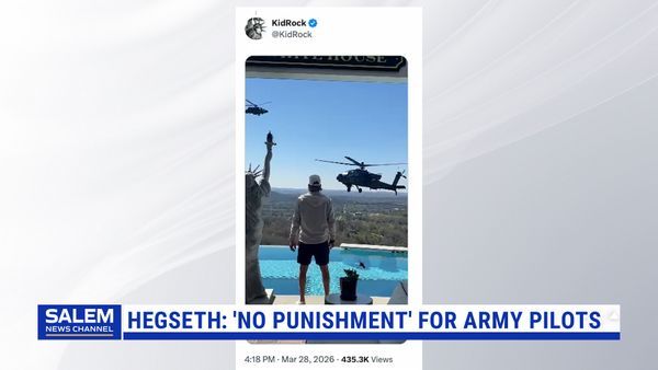 Hegseth Says 'No Punishment' For Army Pilots Who Flew Near Kid Rock's House