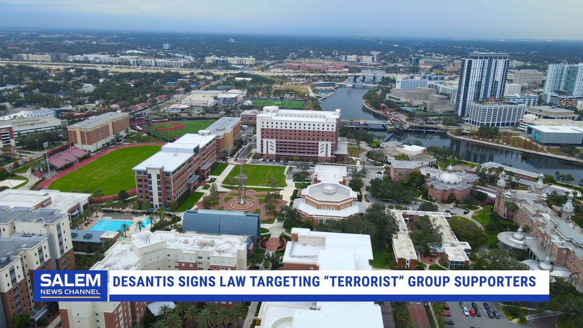 DeSantis signs law targeting 'terrorist' group supporters