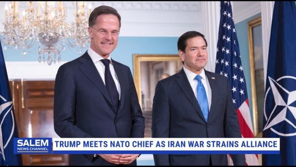 Trump and NATO leader Rutte meet at White House