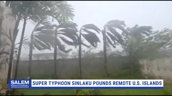 Super Typhoon Sinlaku Pounds Remote U.S. Islands In Pacific