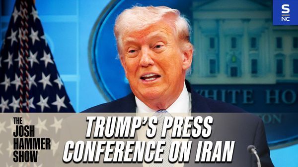 Trump Give's Press Conference On Iran