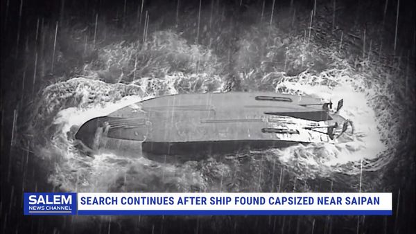 Search Continues After Ship Found Capsized Near Saipan