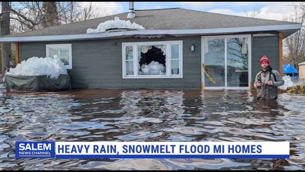 Heavy Rain, Snowmelt Damage Northeastern Michigan Homes
