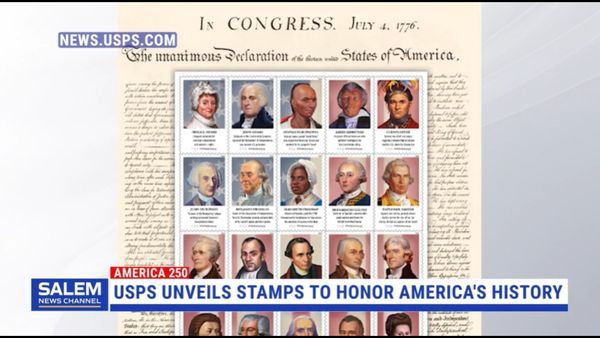 USPS Releases Special Stamps To Honor America 250