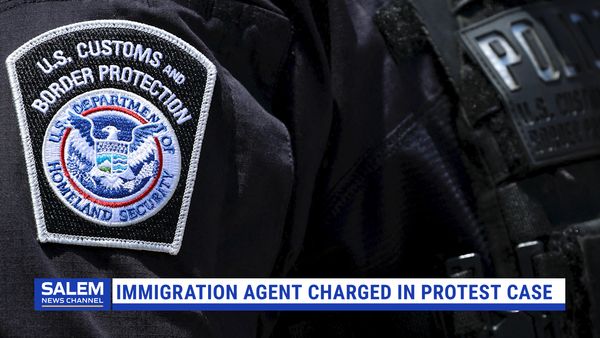 Immigration Agent Charged In Protest Case