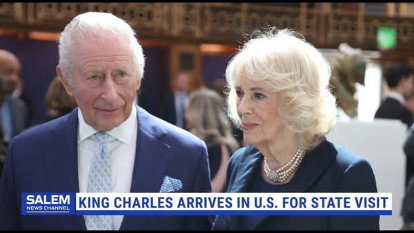 King Charles Arrives In U.S. To Celebrate America 250