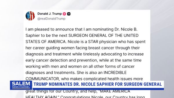Trump picks Nicole Saphier for Surgeon General