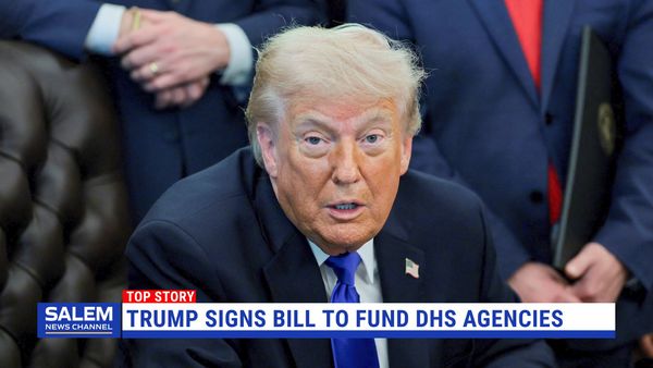 Trump Signs Bill To Fund DHS Agencies