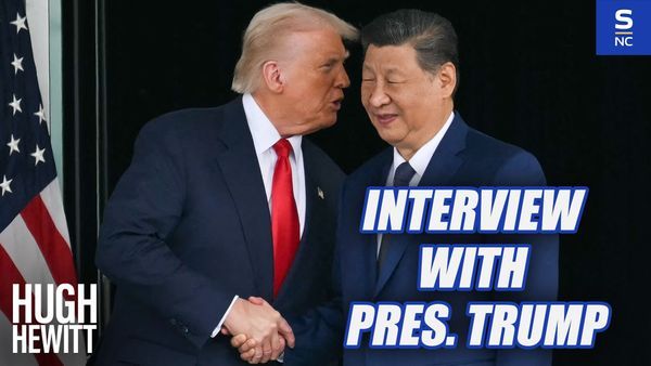 President Trump talks about China & the Pope & Iran
