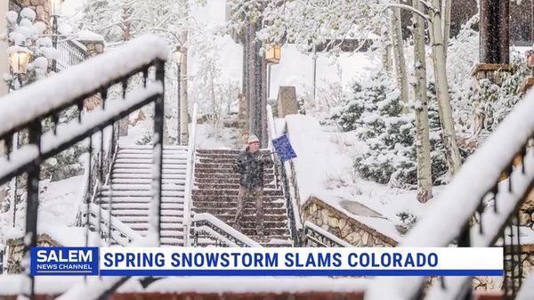 Late Spring Snowstorm Slams Colorado, Closing Schools & Disrupting Commuters