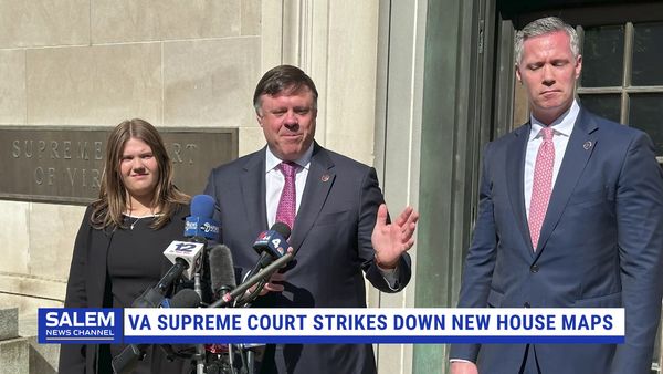 Virginia Supreme Court Strikes Down Democrats' Redrawn U.S. House Maps