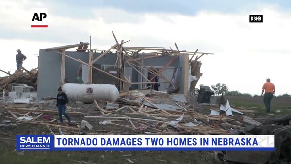 Tornado damages two homes in Nebraska