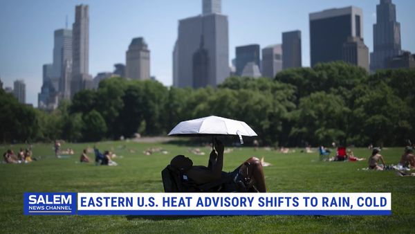 Eastern U.S. Sweats Through Another Hot Day Before Rain, Cold Move In