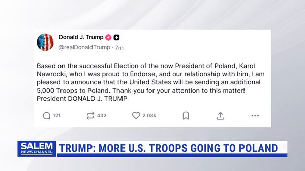 Trump Announces More Troops To Poland