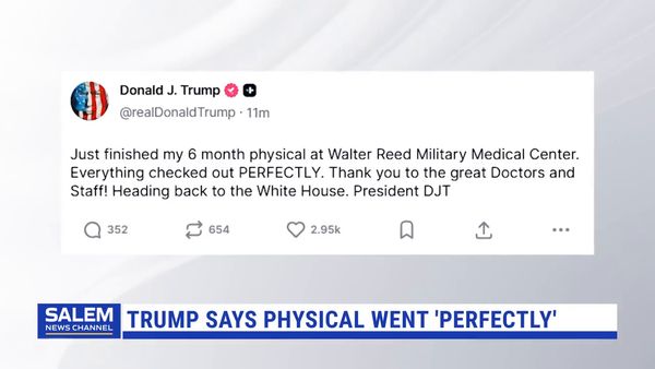 Trump Declares Himself In Perfect Health After Physical Exam