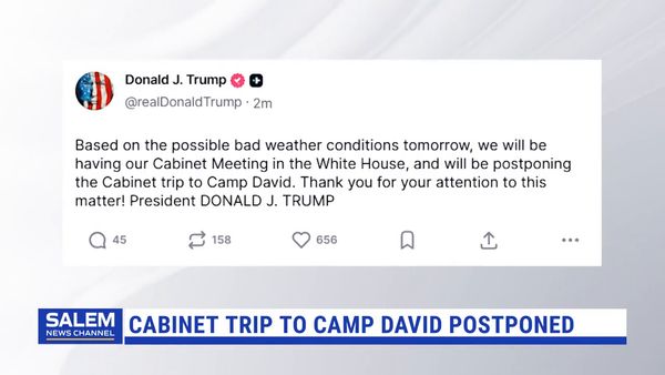 Trump: Cabinet Trip To Camp David Postponed