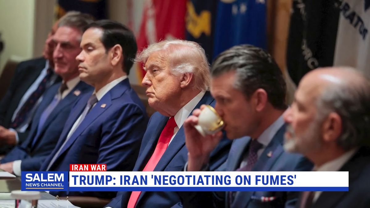 Trump: Iran 'negotiating on fumes'