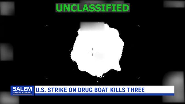US military strike on suspected drug-smuggling boat kills three