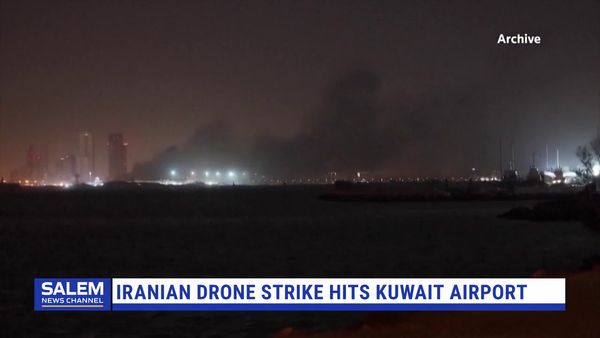 Iranian Drone Strike Damages Kuwait Airport, Grounds Commercial Flights