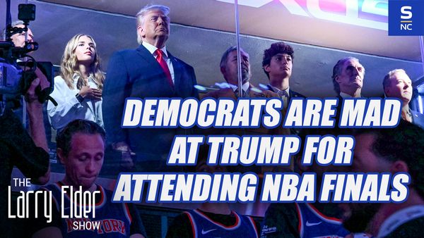 Democrats Are Mad at Trump for Attending NBA Finals