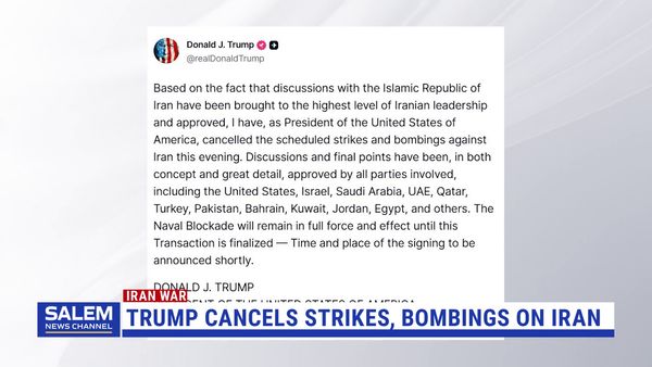 Trump Calls Off Latest Threats To Strike Iran, Citing Progress In Negotiations