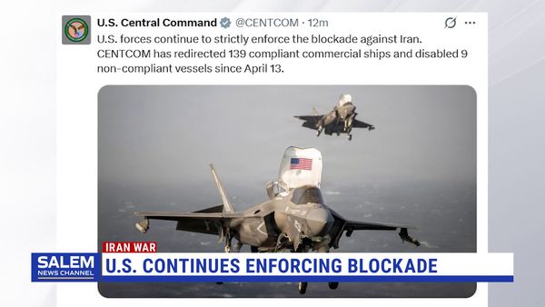 CENTCOM: U.S. Forces Continue Strictly Enforcing Blockade Against Iran