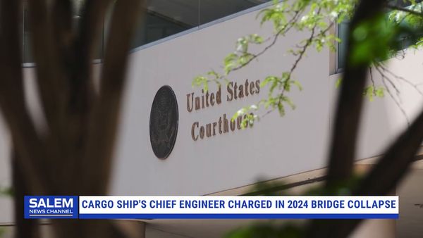 Cargo Ship's Chief Engineer Charged In Francis Scott Key Bridge Collapse In Baltimore