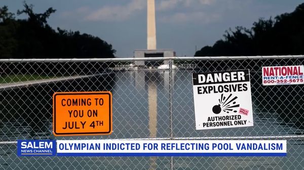 Ex-U.S. Olympian Indicted Over Alleged Reflecting Pool Vandalism