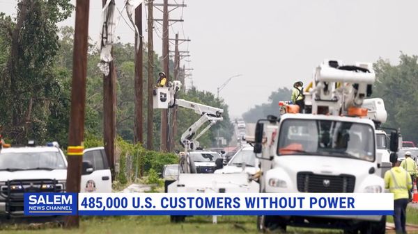 More Than 485,000 U.S. Customers Without Power Due To Extreme Weather