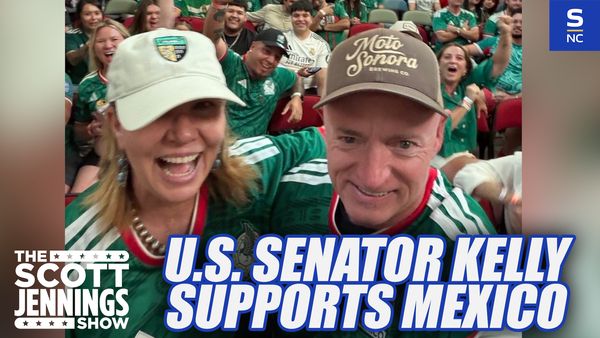 U.S. Senator Mark Kelly Seen Wearing Mexico Jersey For the World Cup