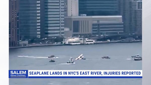 Seaplane Makes Rough Landing In NYC's East River, Minor Injuries Reported